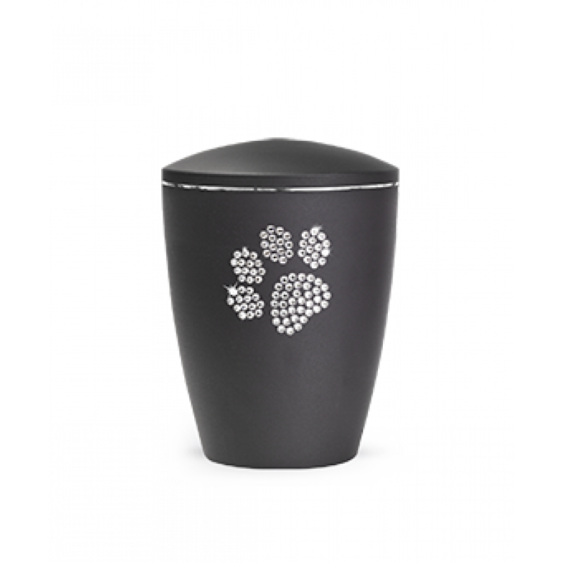Edition Elegance, velvet schwarz, Kristall-Pfote
