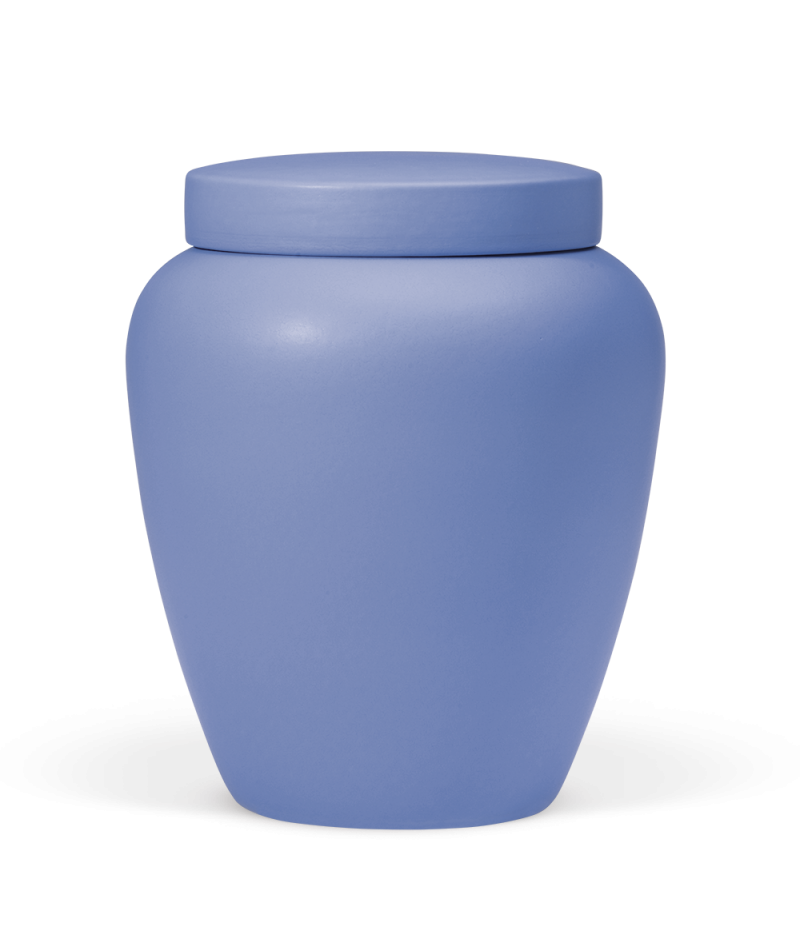 Atlantikblau Glasiert