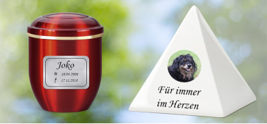 Tierurne persönlich gestalten